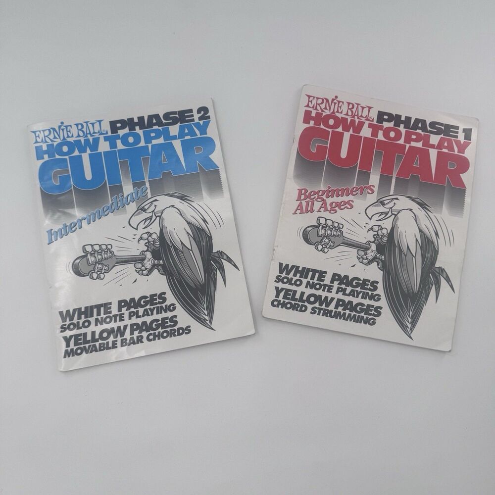 Ernie Ball Phase 1 & Phase 2 How to Play Guitar – Vintage - Fast Shipping